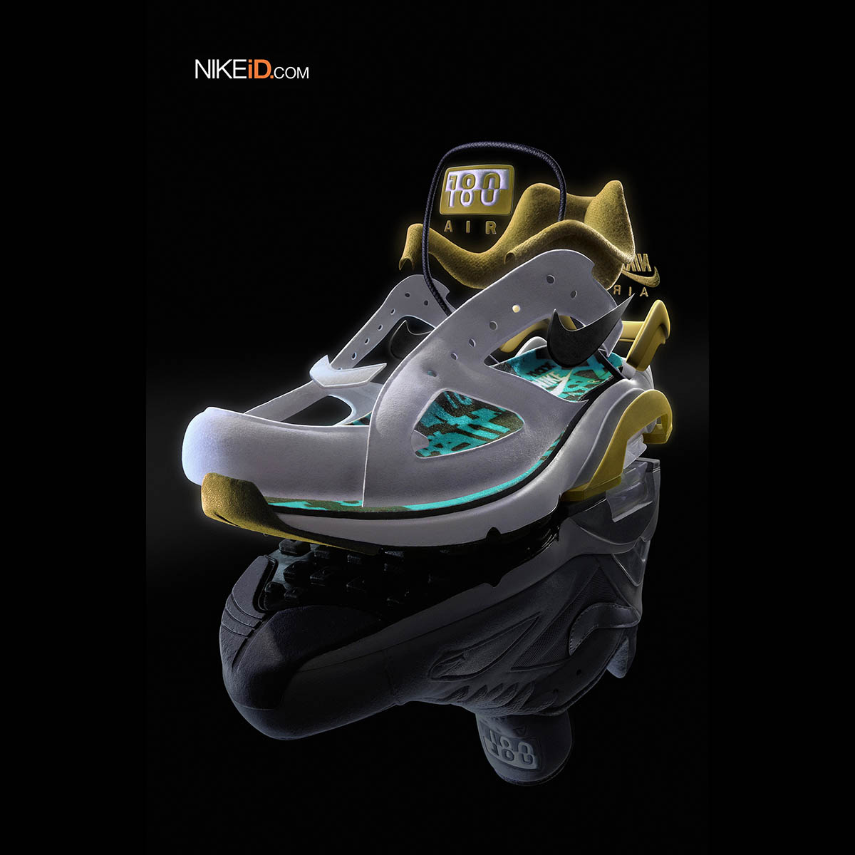 Nike ID.com campaign visual. Photography 3D modeling 2d manipulations -Willem Brader